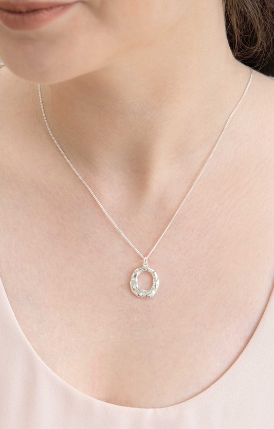 Charming Circle Necklace (sterl.) | Silver