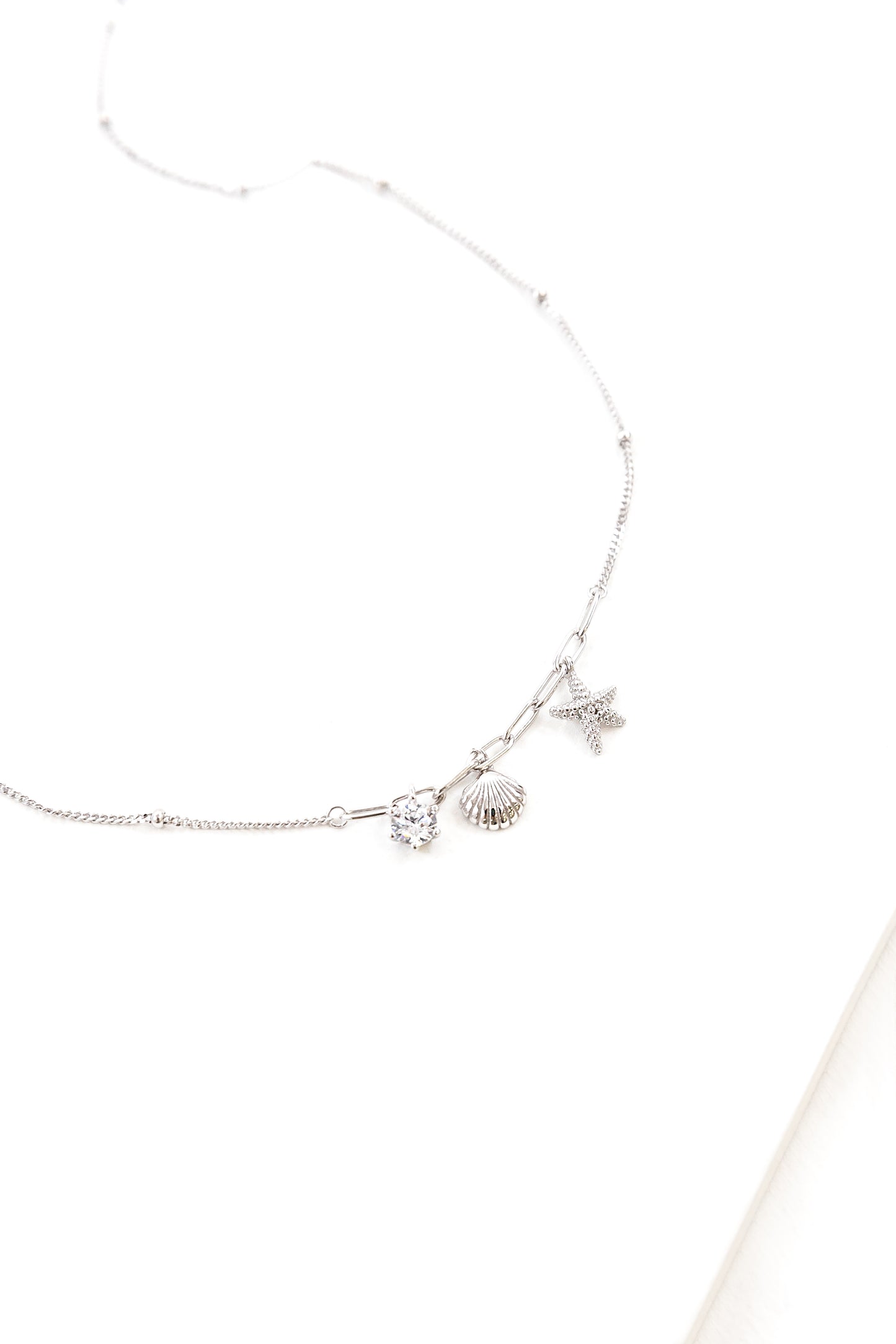 By The Sea Charm Necklace | Silver (sterl.)