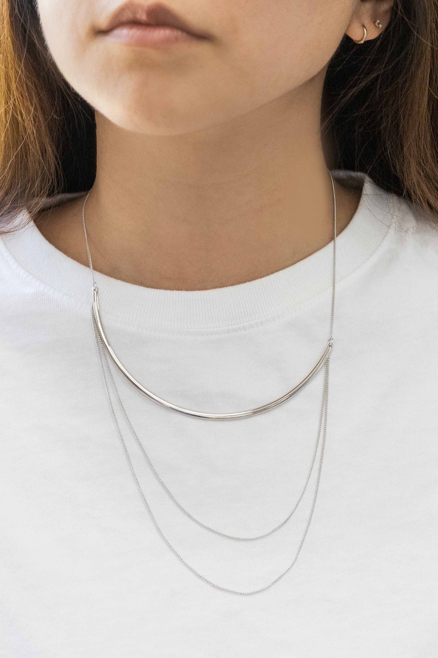 Cirrus Layered Necklace | Silver