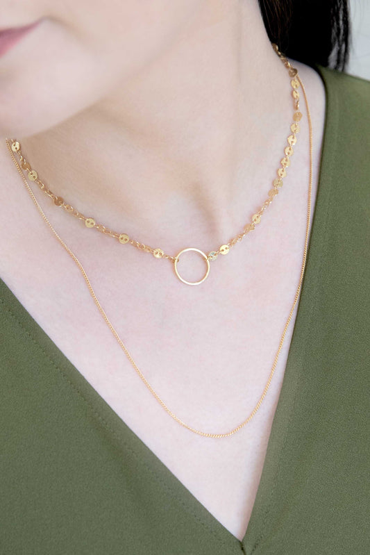 Midori Choker Layered Necklace