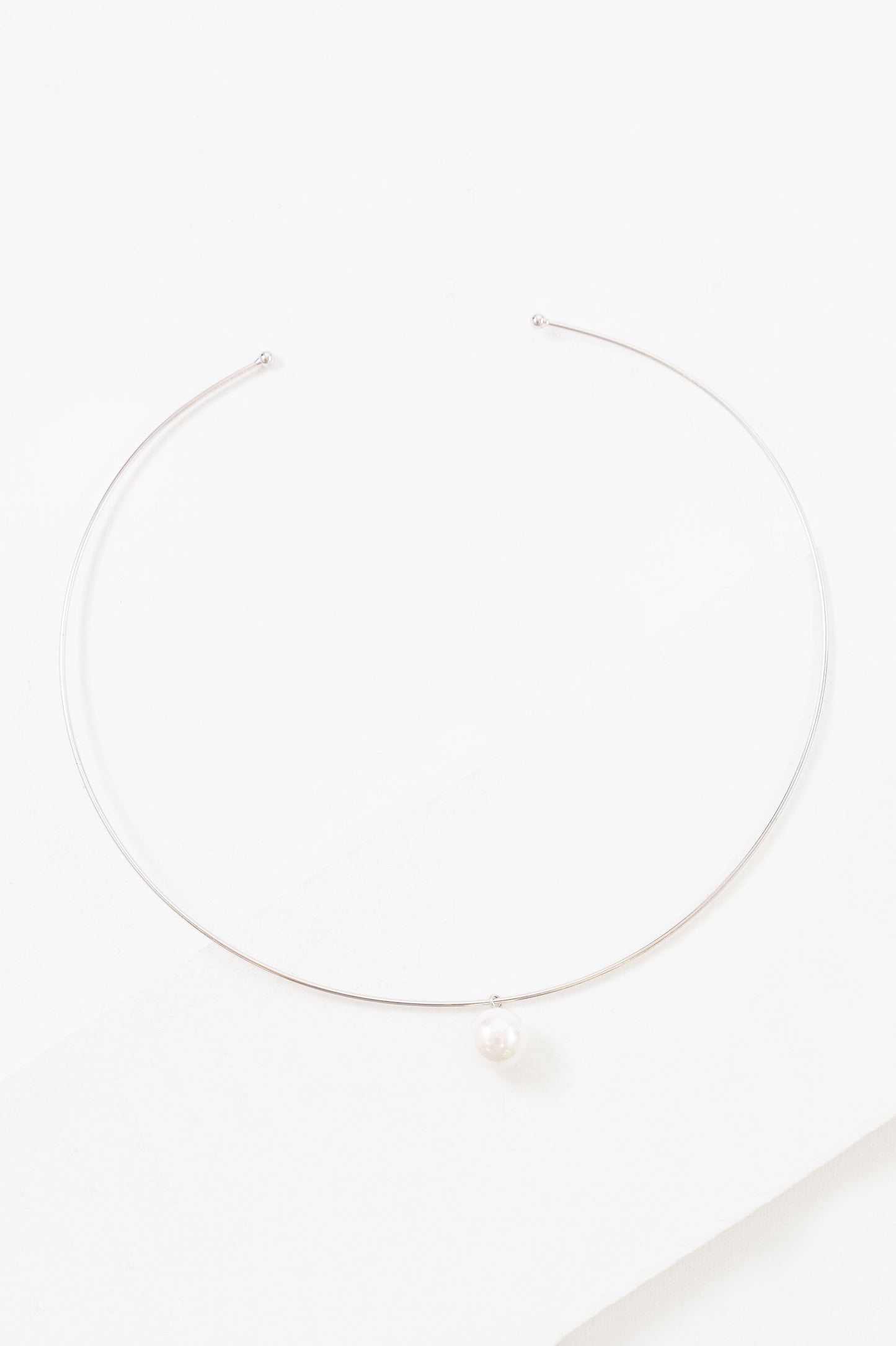 Pearl of the Sea Choker Necklace (sterl.)