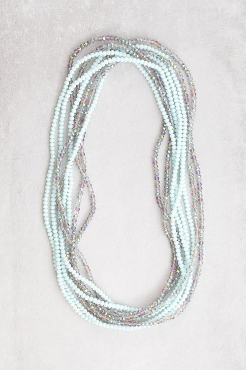 Layered Bead Necklace | Summer Lagoon