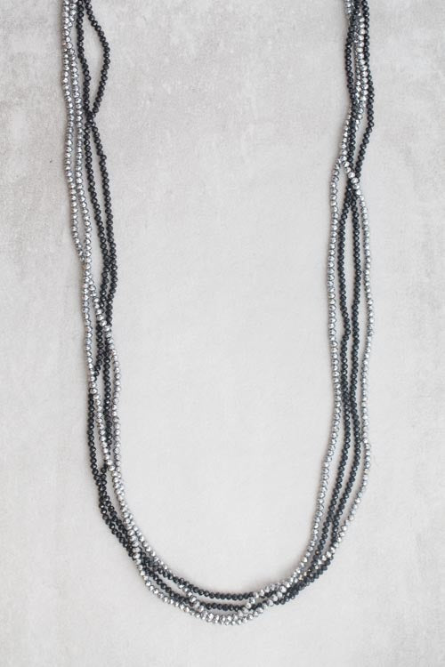 Layered Bead Necklace | Blacklist
