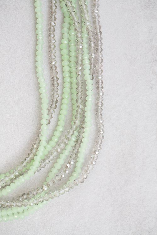 Layered Bead Necklace | Sea Breeze