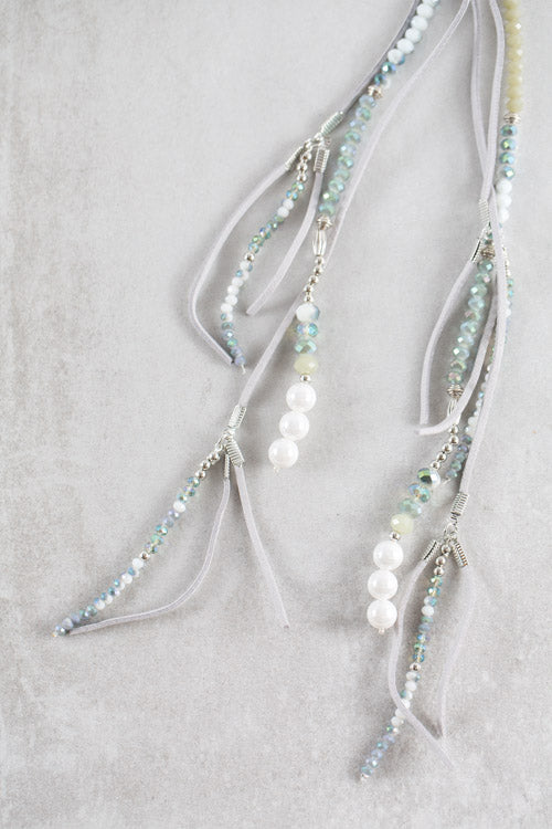 Imogen Wrap Beaded Necklace | Jade