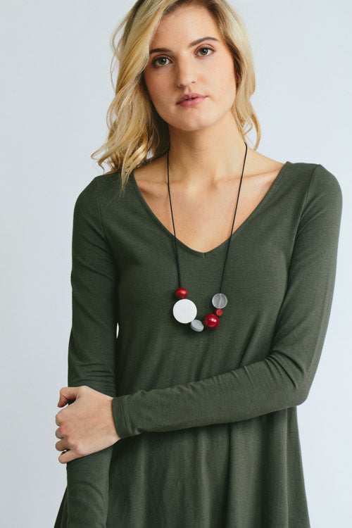 Ethos Necklace | Red