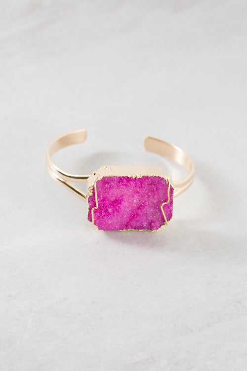 Octo Pendant Cuff | Magenta