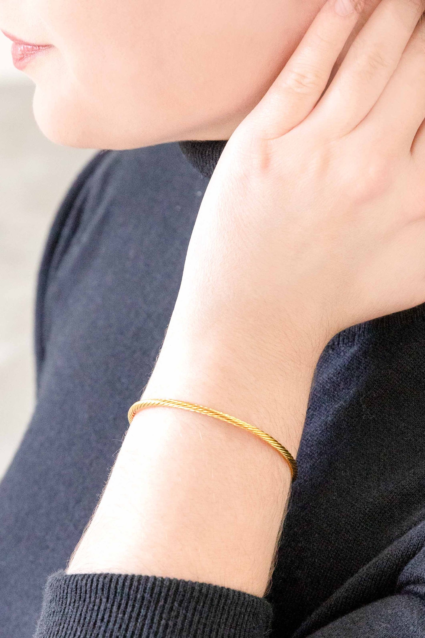 Solemn Cuff Bracelet | Gold