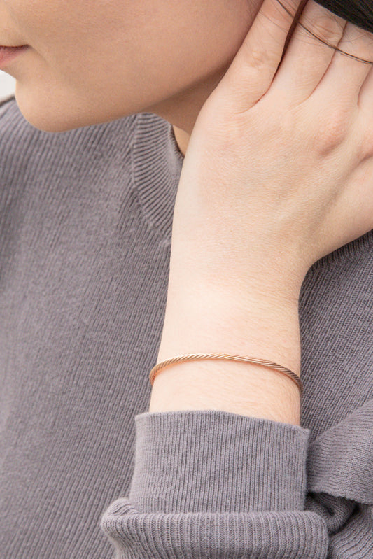 Solemn Cuff Bracelet | Rose Gold (14K)