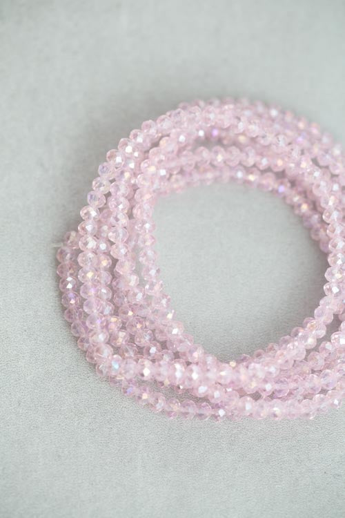 Layered Bead Bracelets | Pink Twinkle