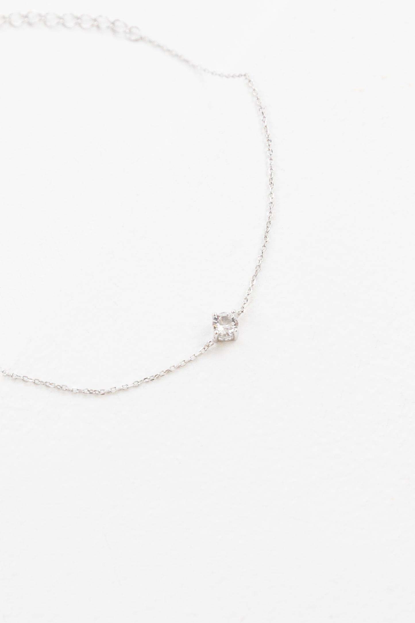 Single Stone Bracelet (sterl.)
