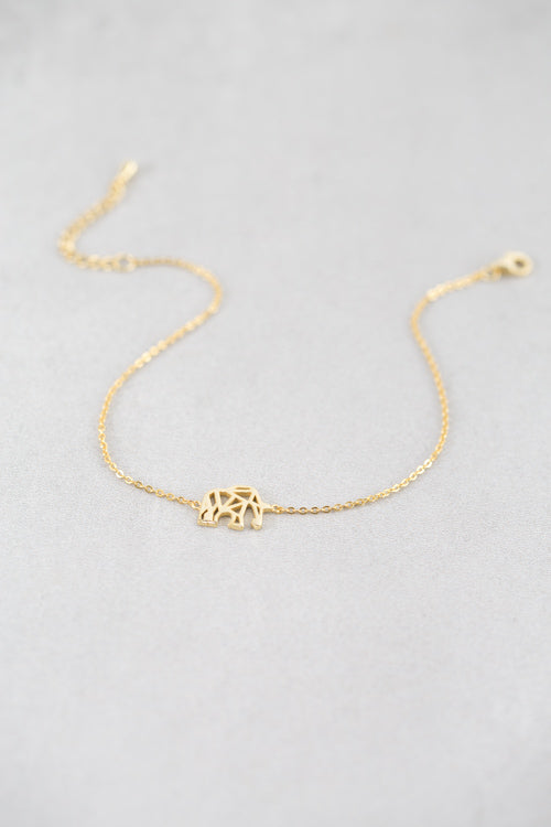 Elephant Bracelet (18K & 24K Gold)