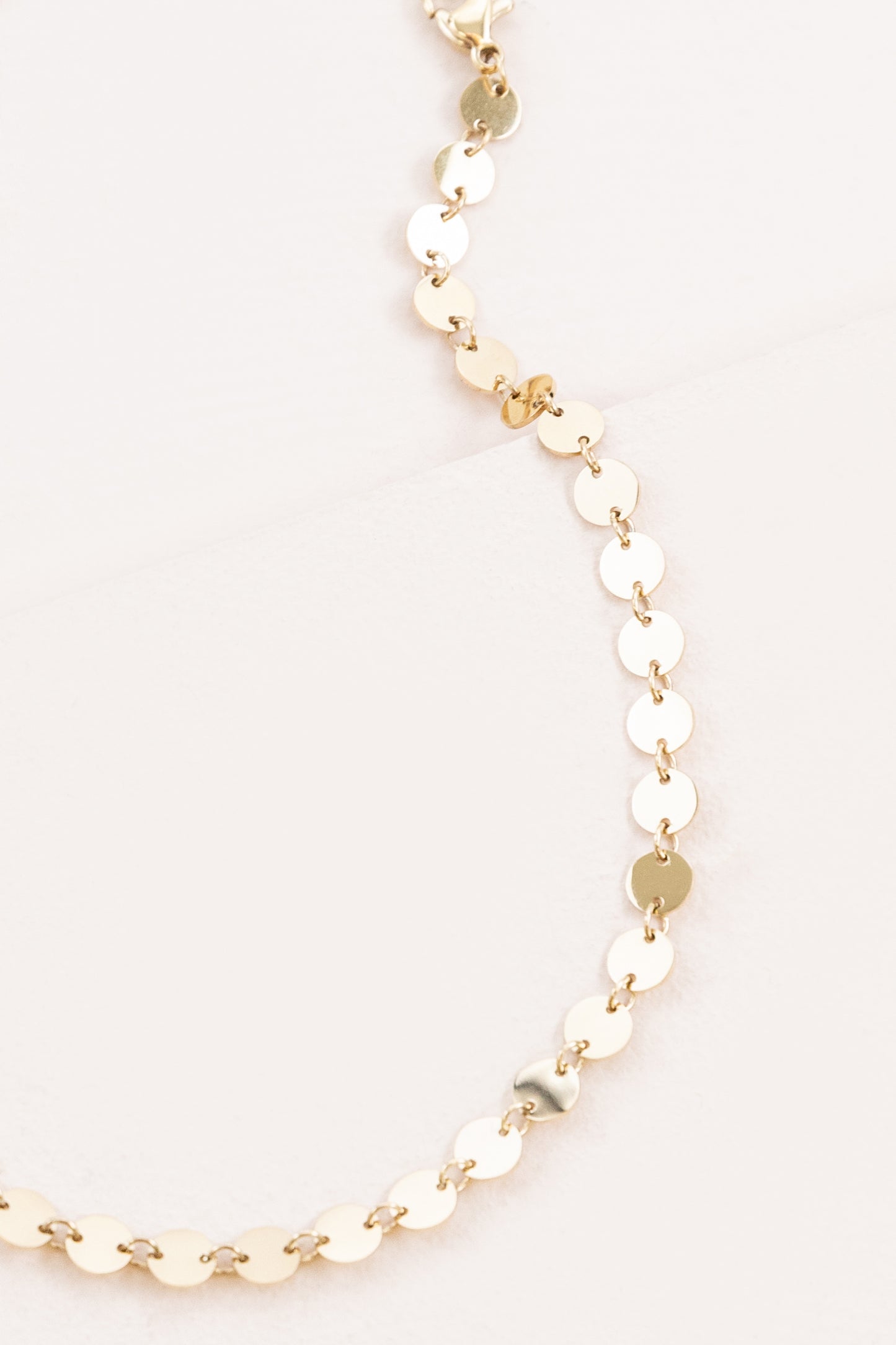 Gold Disc Anklet