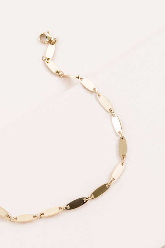 Oval Rolo Chain Anklet