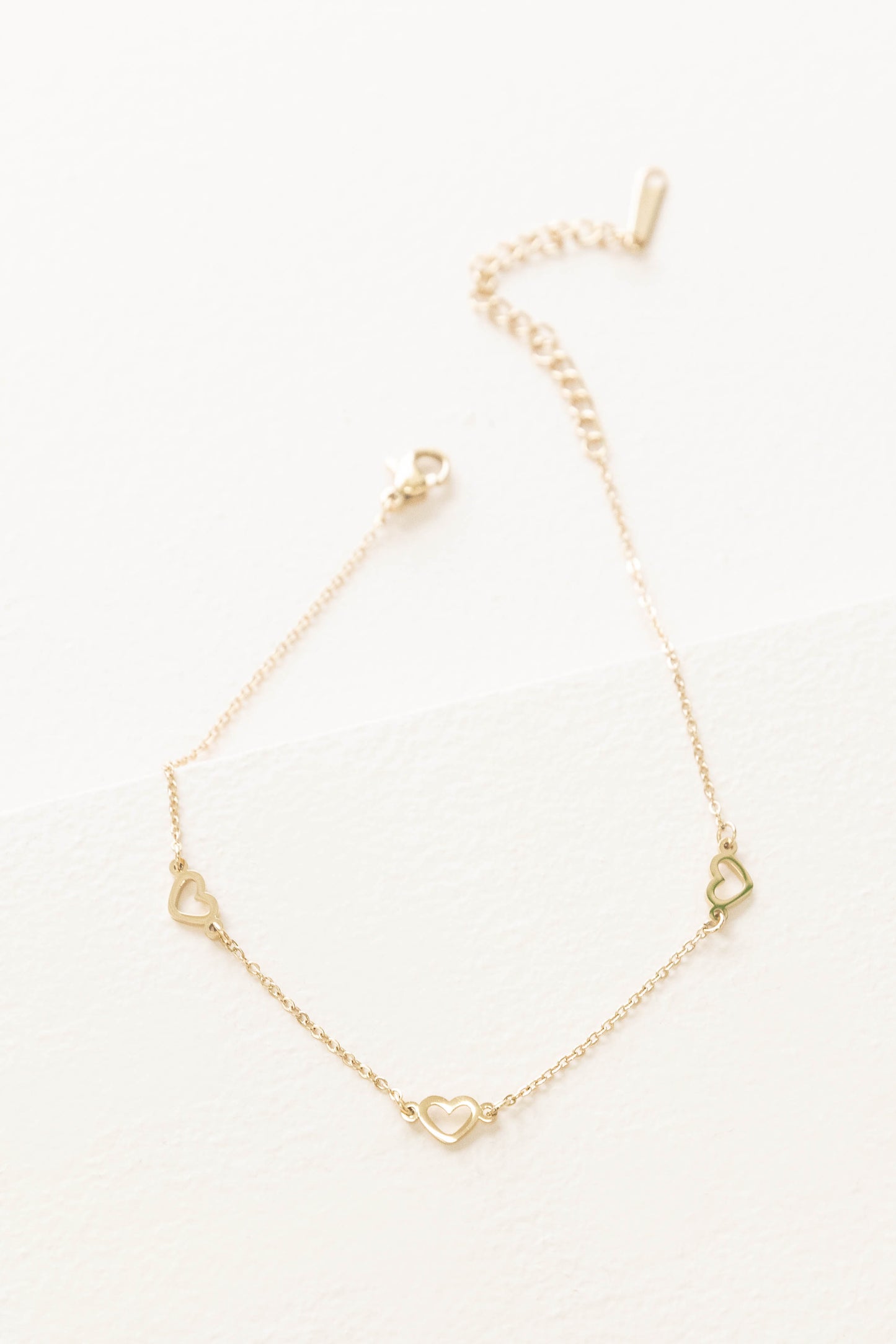 With Love Anklet | Gold