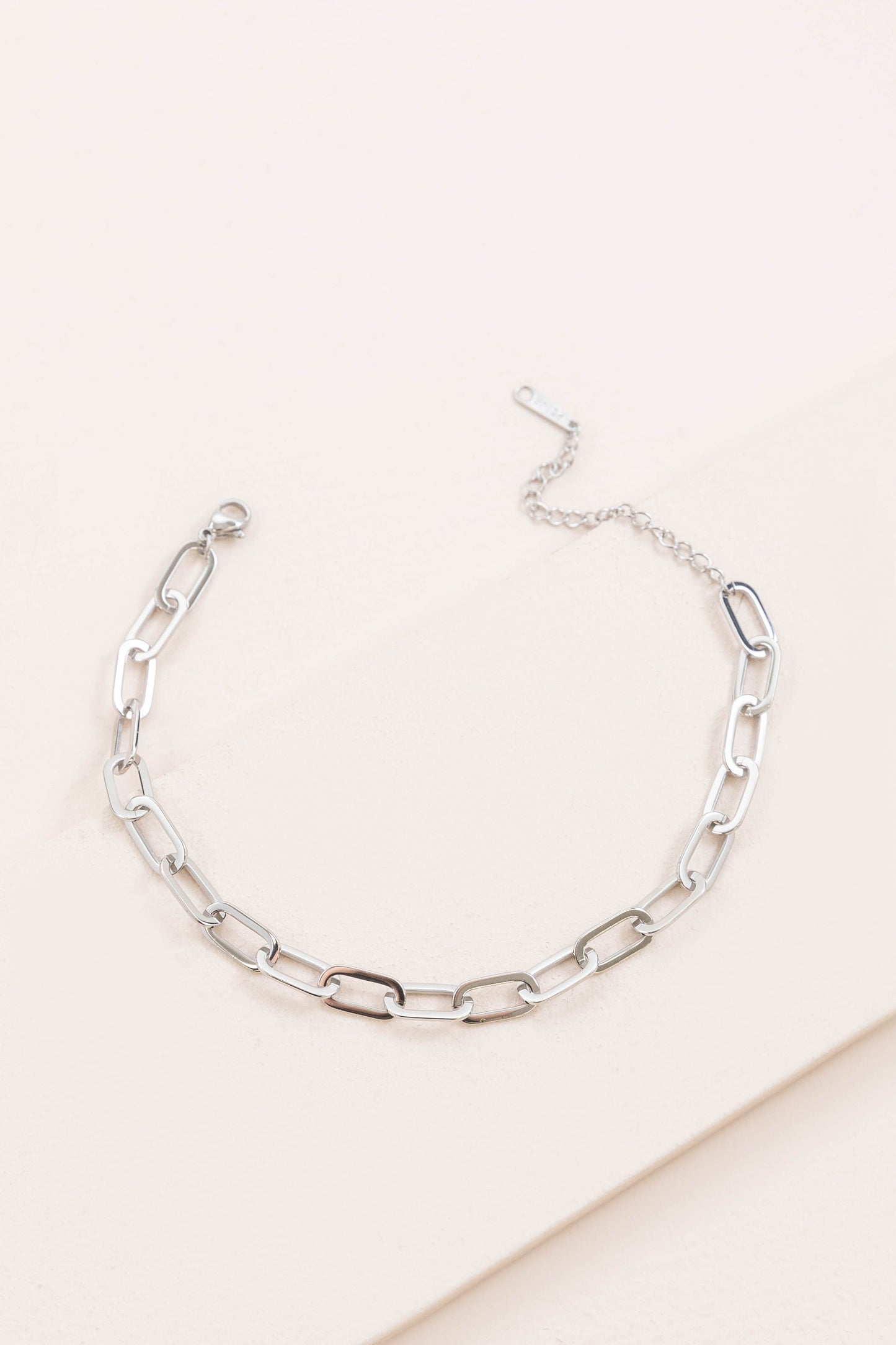 Cool Girl Chain Anklet | Silver