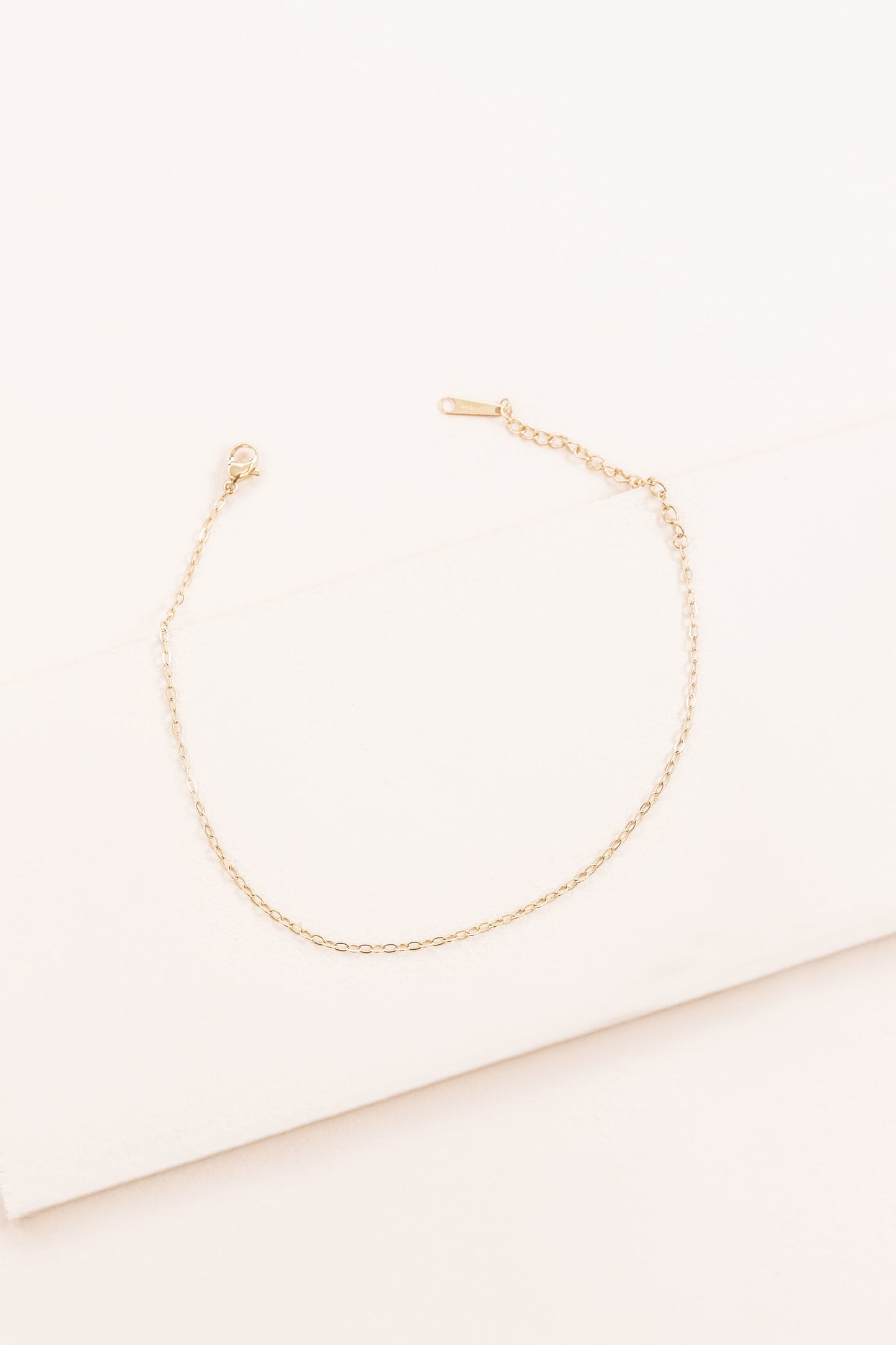 Fresh Rope Chain Anklet | Gold
