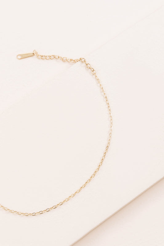 Fresh Rope Chain Anklet | Gold