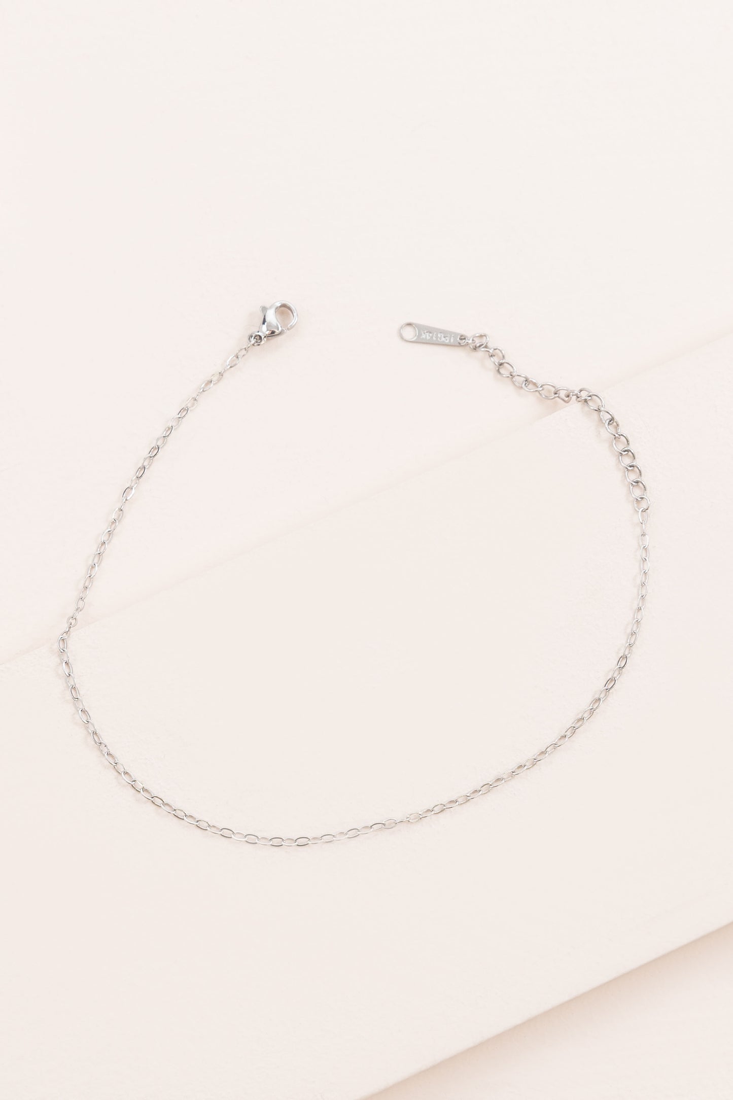 Fresh Rope Chain Anklet | Silver