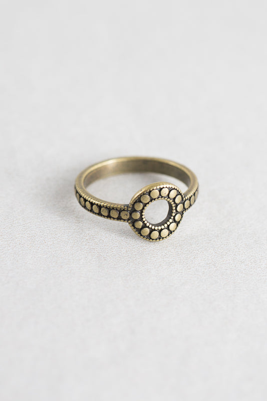 Burnished Karma Ring