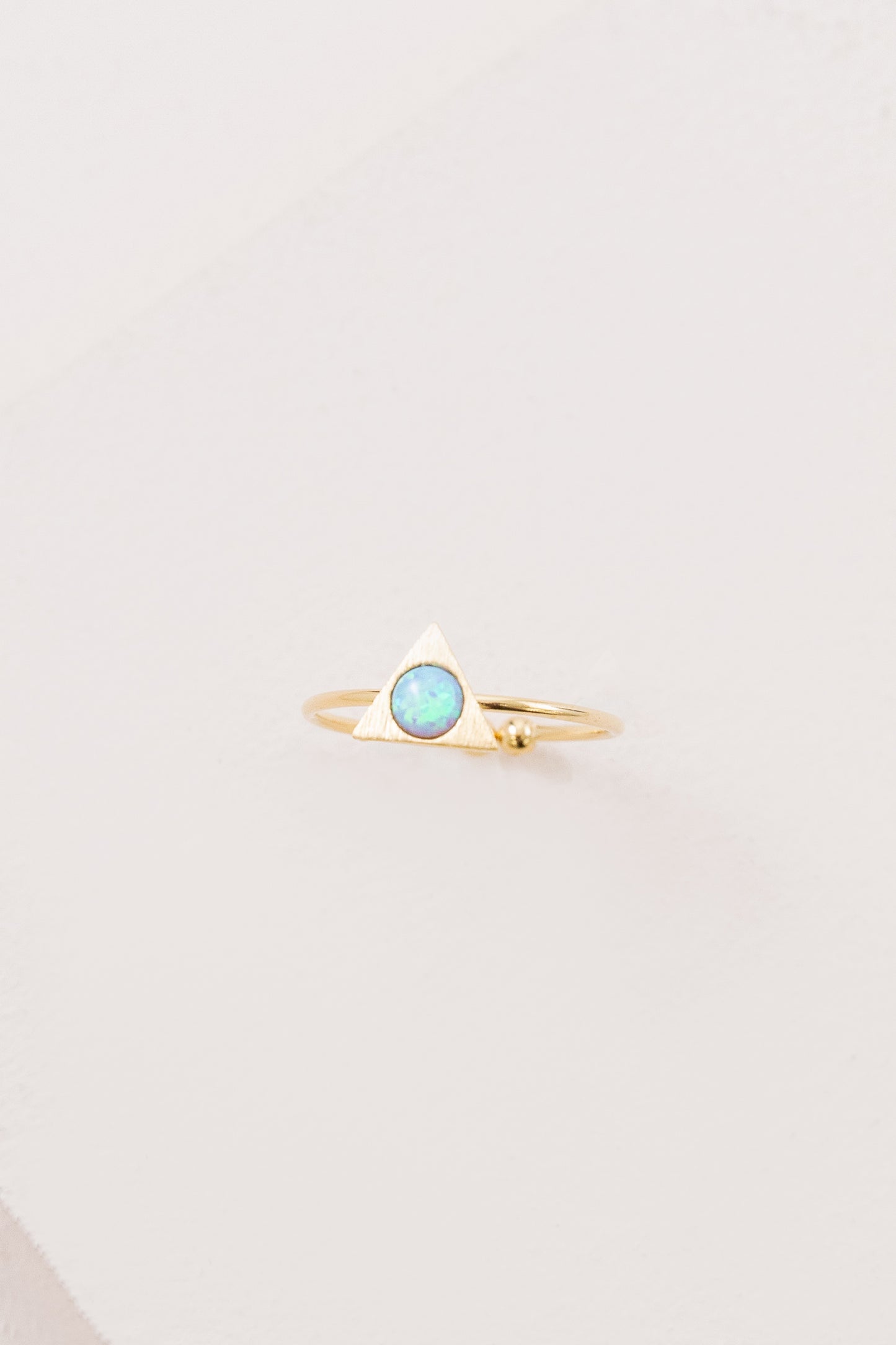 Pixum Delta Stone Ring | Blue
