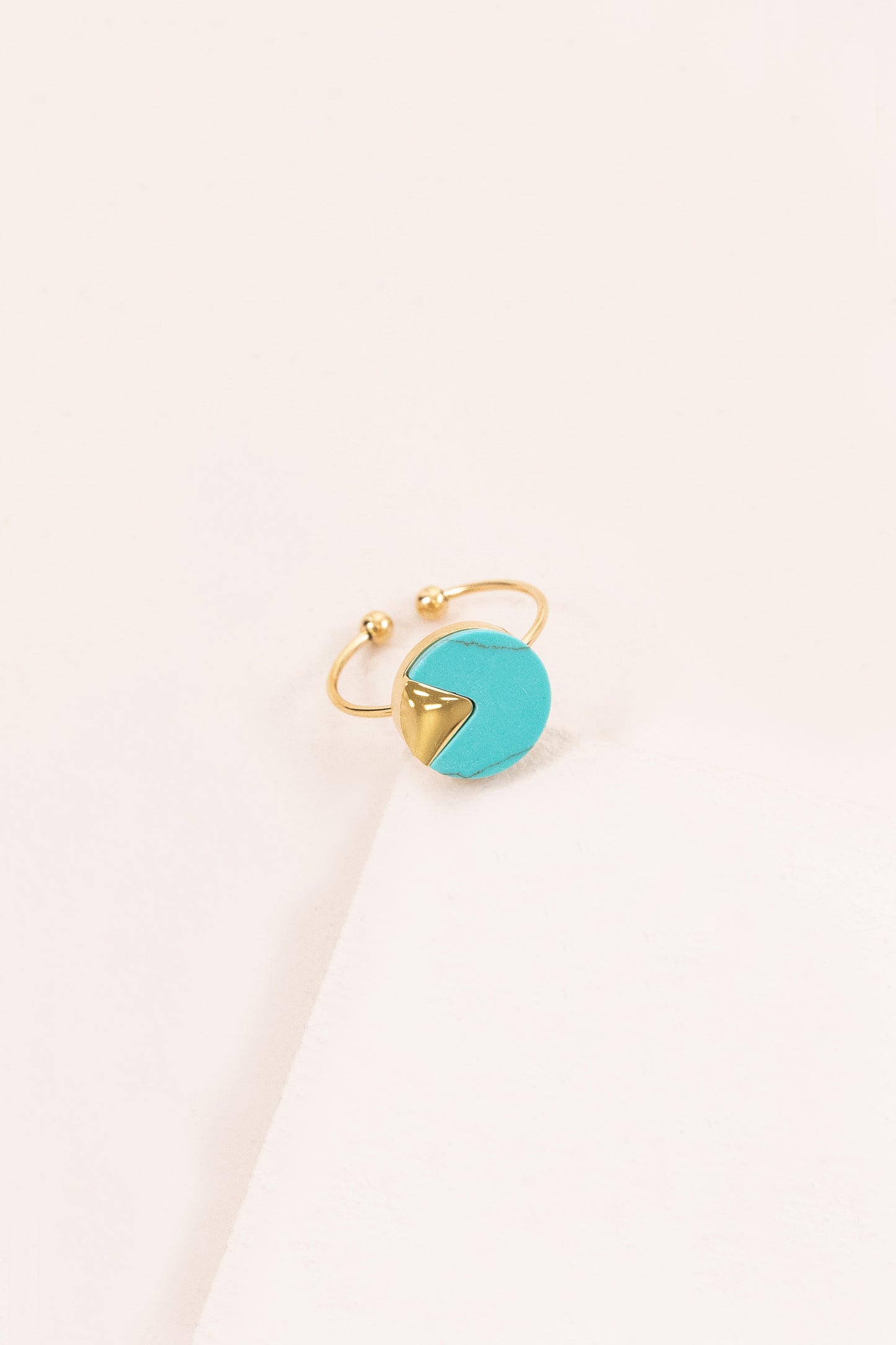 Naomi Peak Stone Ring | Turquoise Gold (14K)