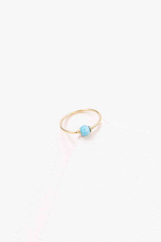 Simple Stone Ring | Ocean Blue