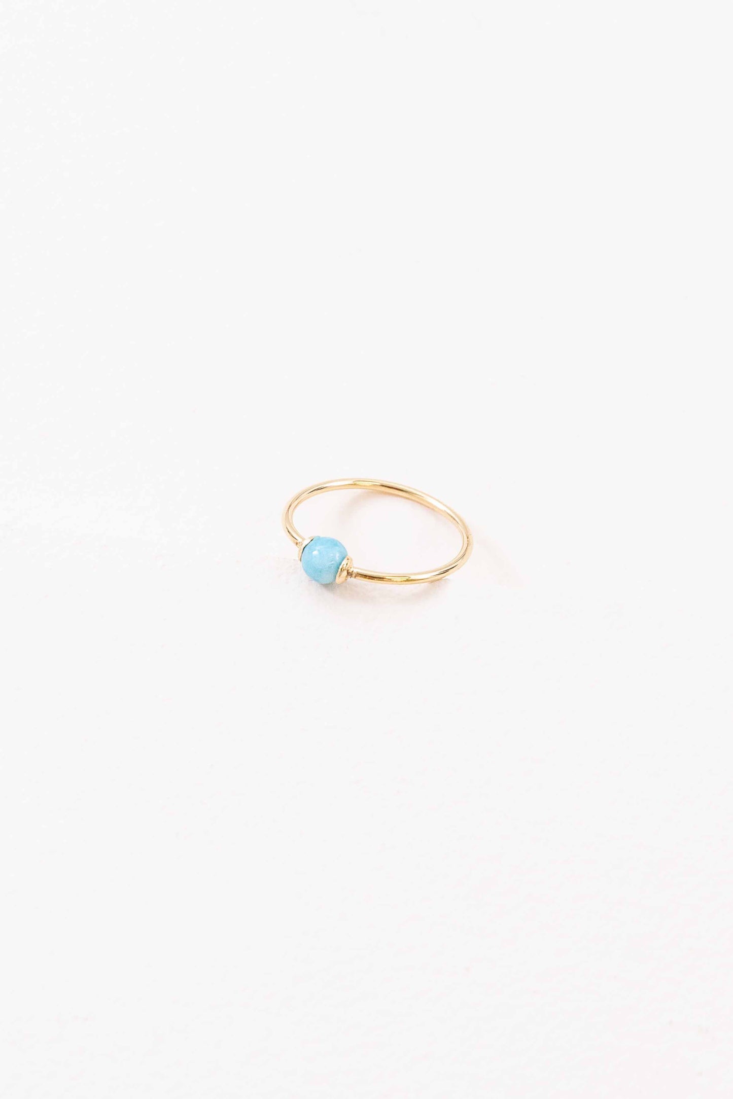 Simple Stone Ring | Ocean Blue