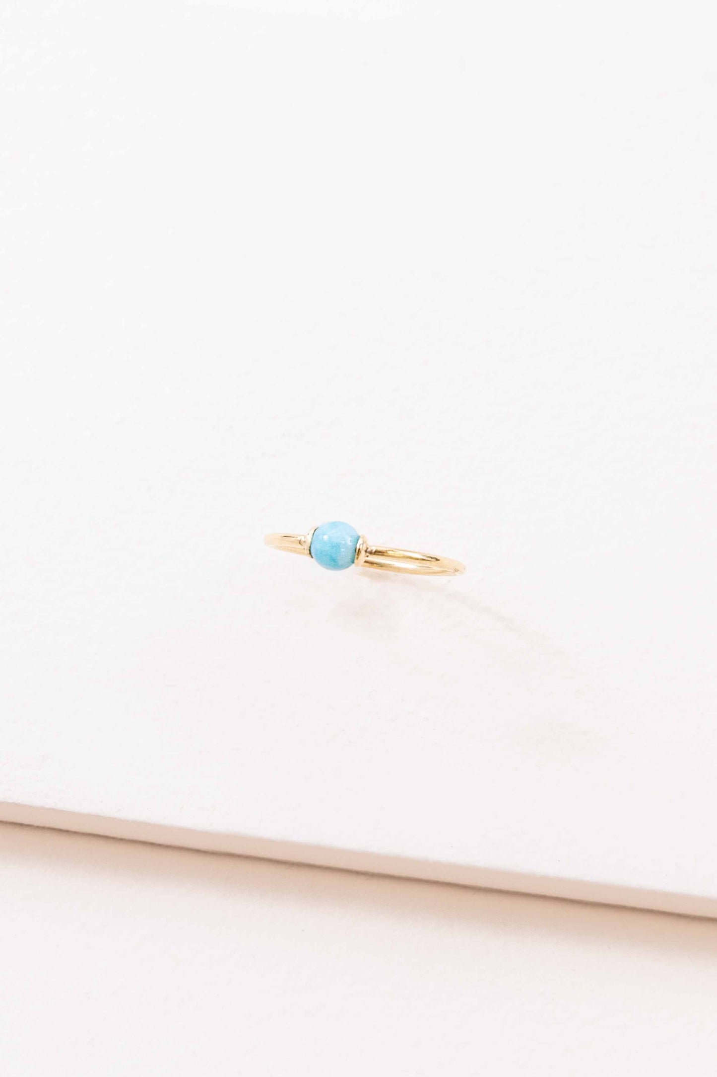 Simple Stone Ring | Ocean Blue