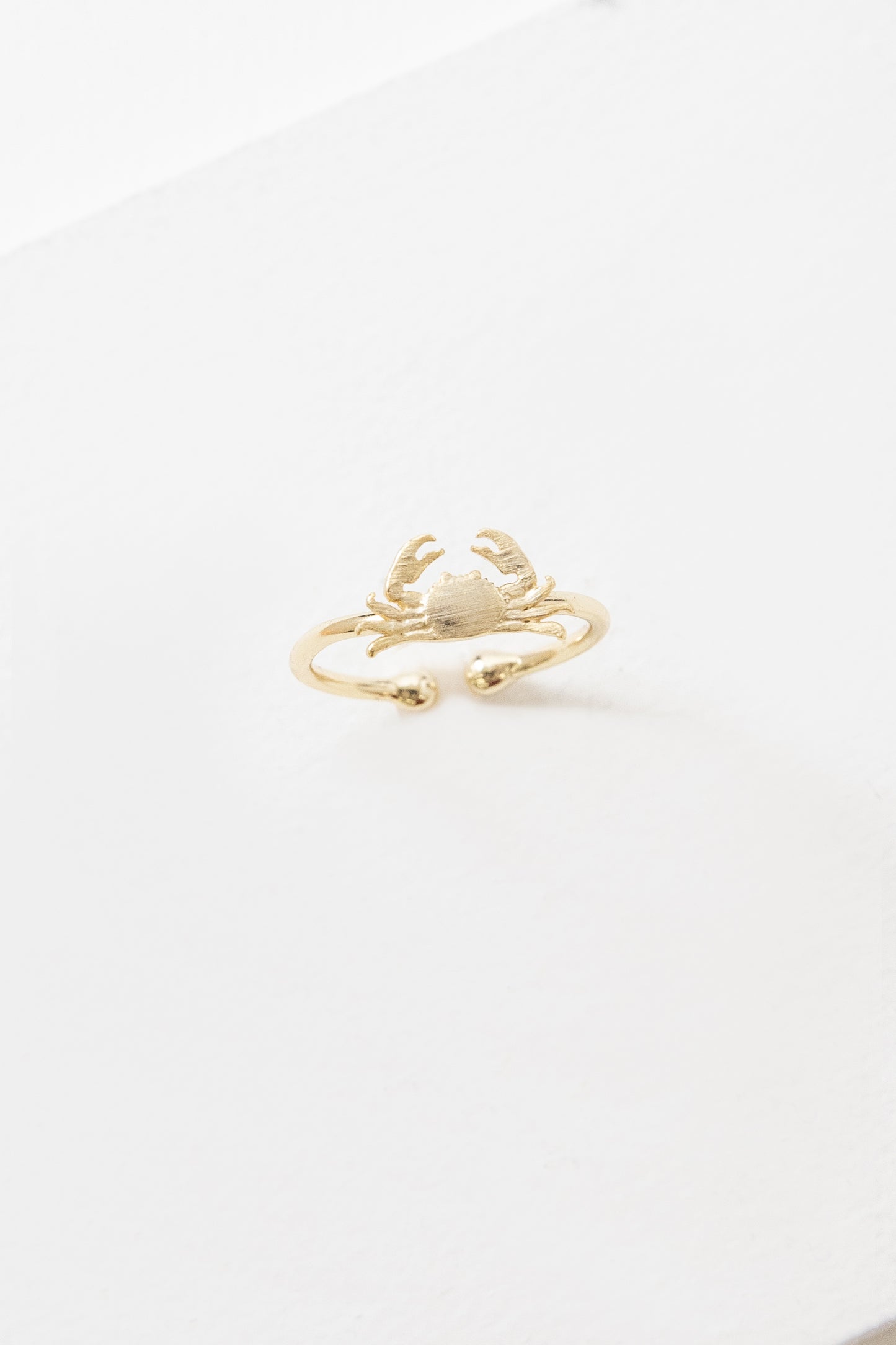 Maryland Crab Ring (18K & 24K Gold)