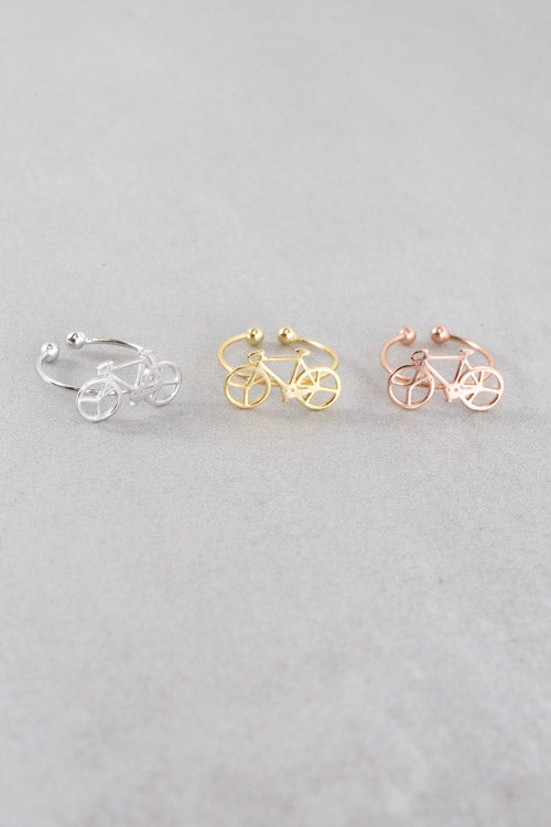 Bicycle Ring (18K Rose & 24K Gold)