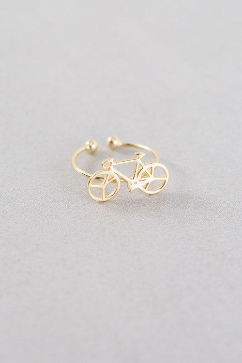 Bicycle Ring (18K Rose & 24K Gold)