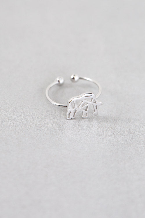 Elephant Ring (18K Rose & 24K Gold)