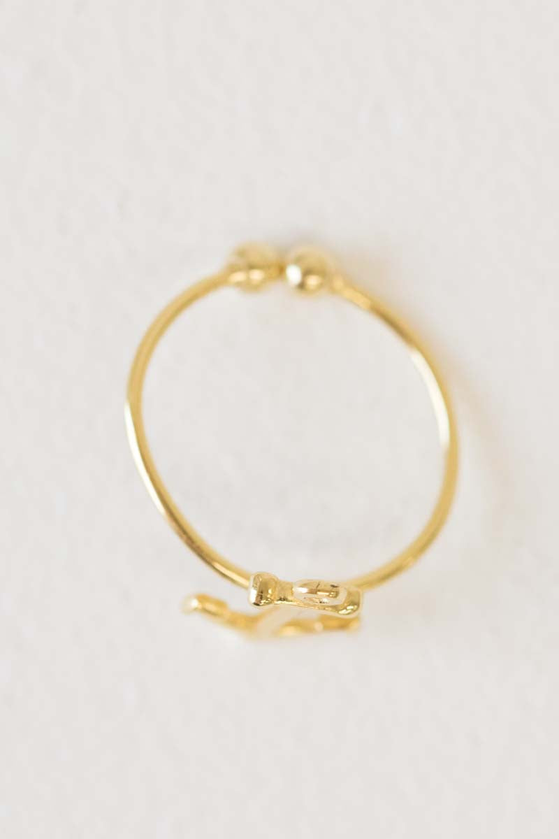 Anchor Ring (18K Rose & 24K Gold)