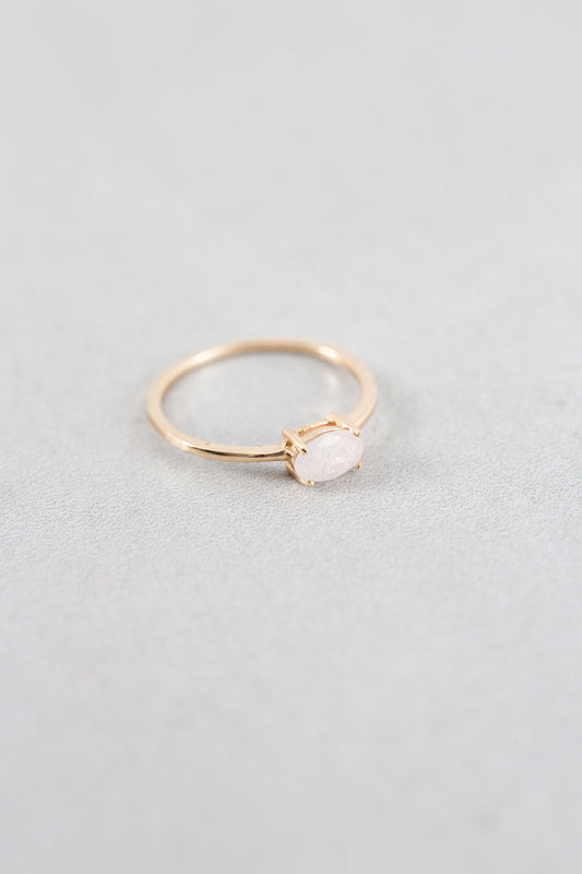 Pink Shimmer Ring | Gold (14K Gold)