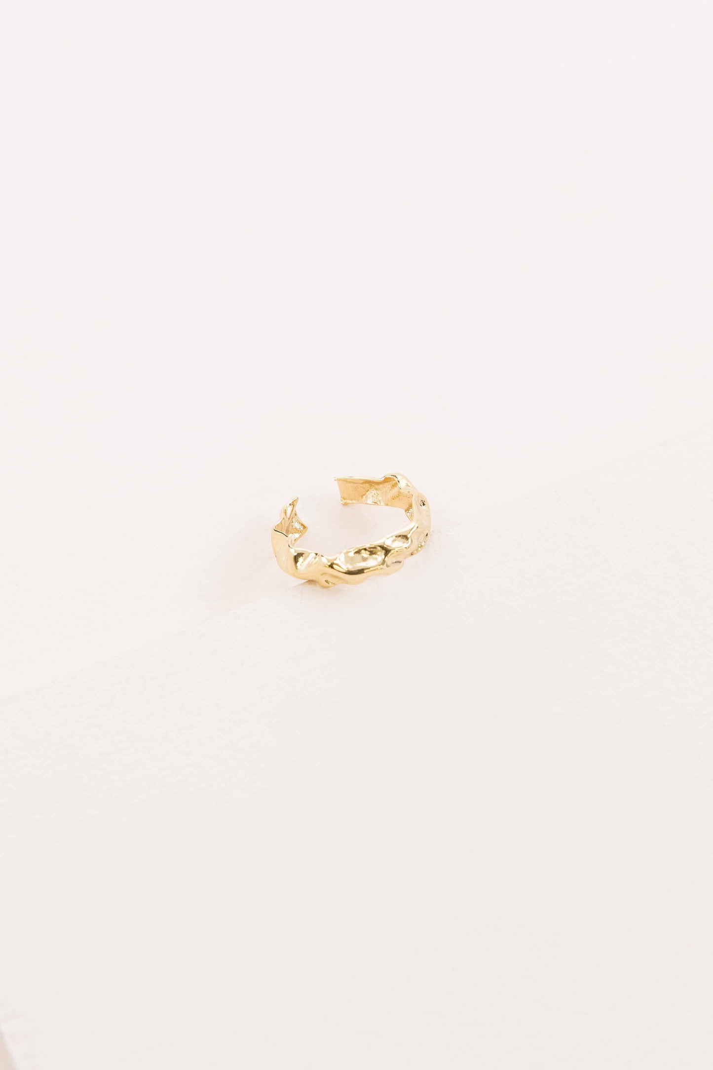 Gold Textured Ring