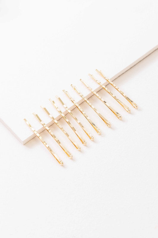 Golden Bobby Pin Set