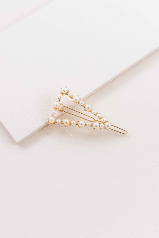 Prestige Pearl Triangle Hair Clip