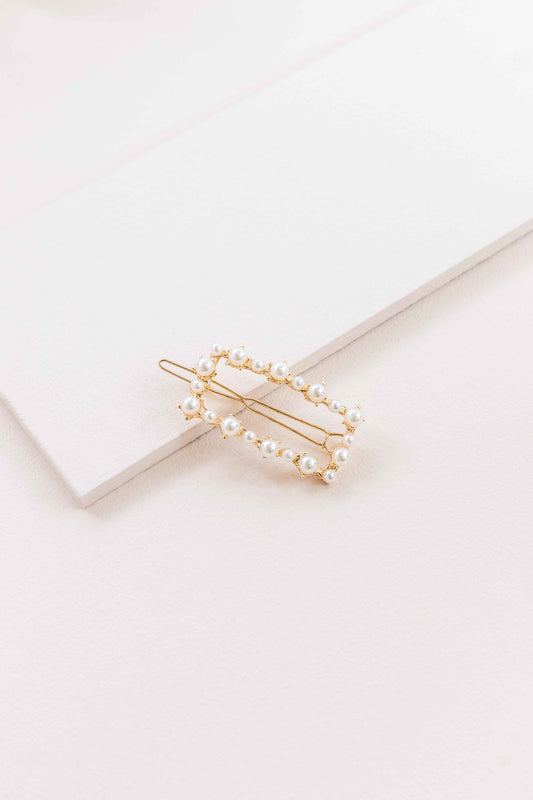 Prestige Pearl Square Hair Clip