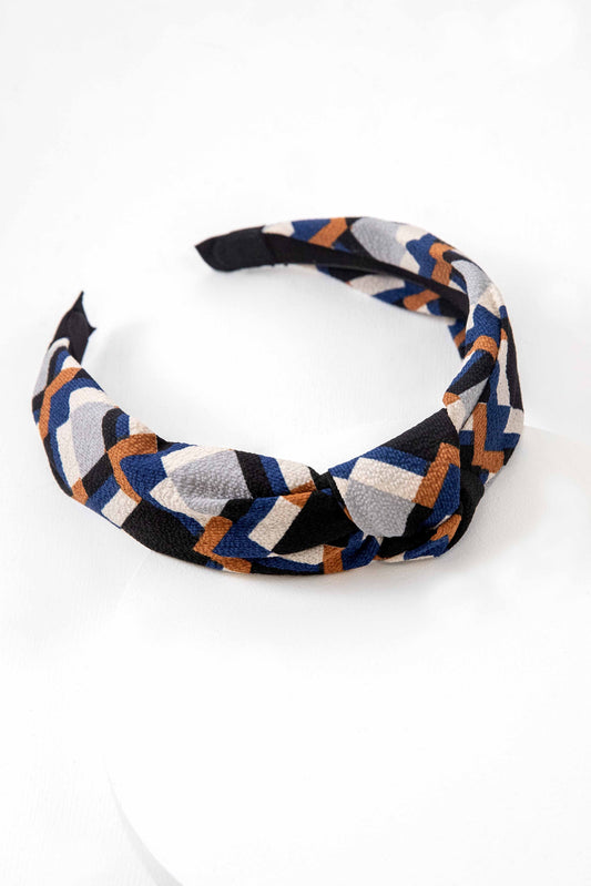 Knotted Fabric Headband | Geomtric