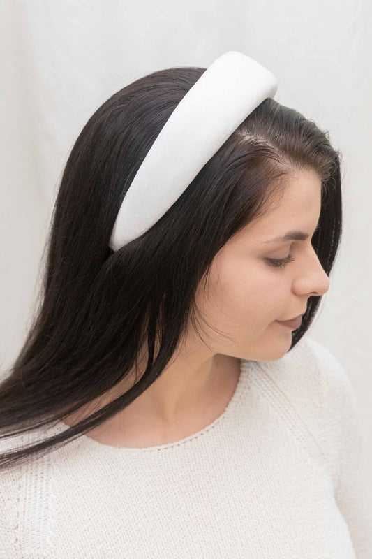 Velveteen Headband | Snow White