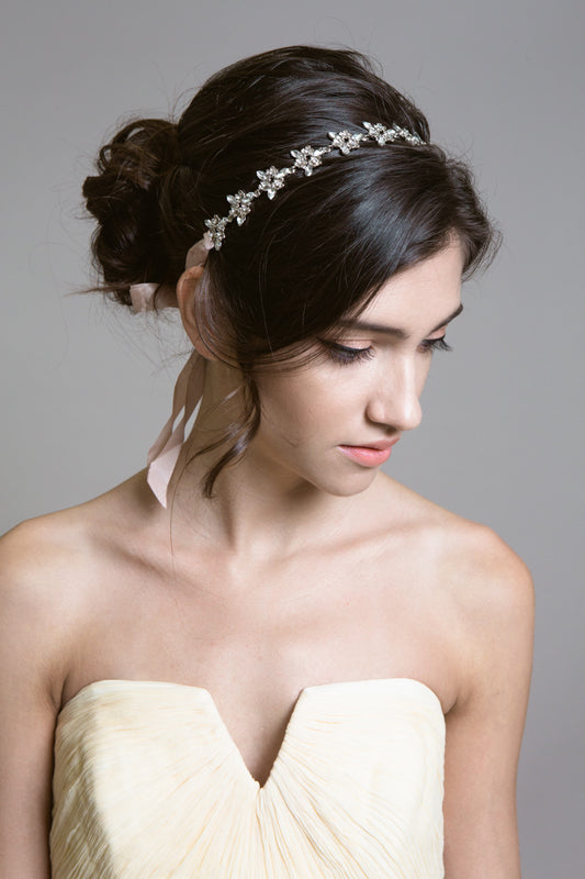 Genevieve Headpiece | Rustic Silver