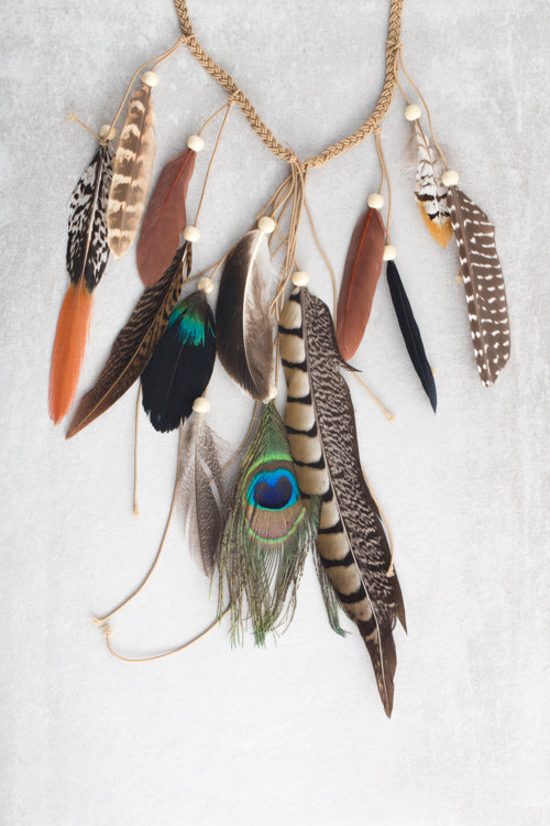 Feather Headband | Harvest Moon