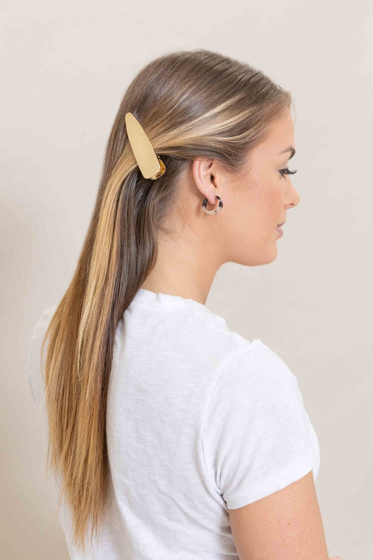 Glimmer Hair Clip | Gold