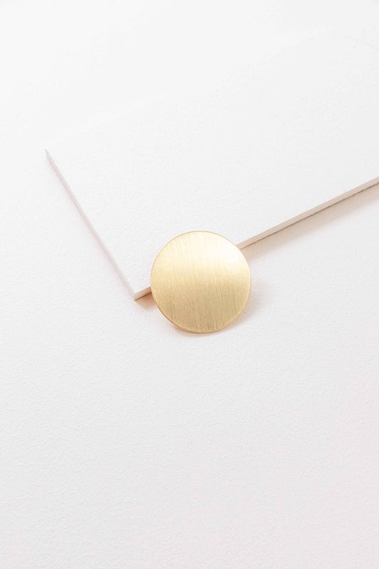 Bold Gold Circle Hair Clip