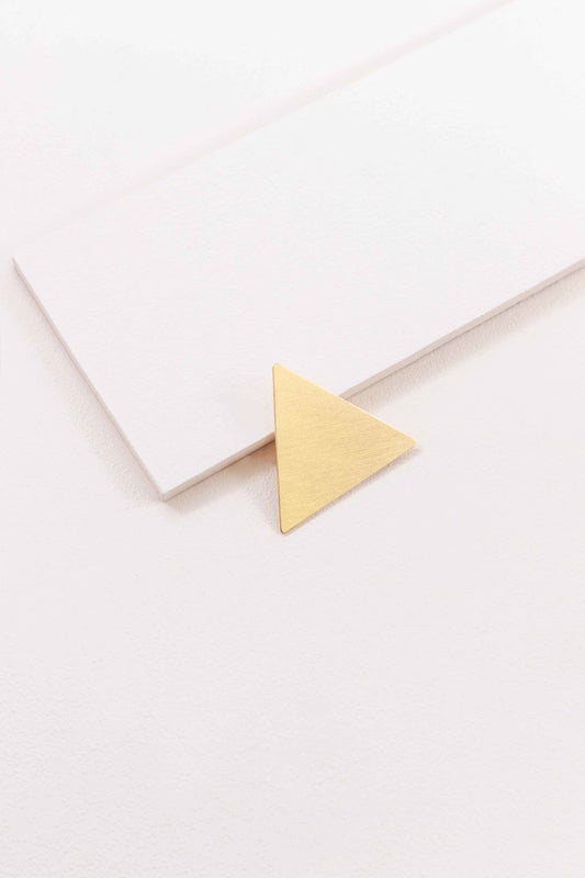 Bold Gold Triangle Hair Clip