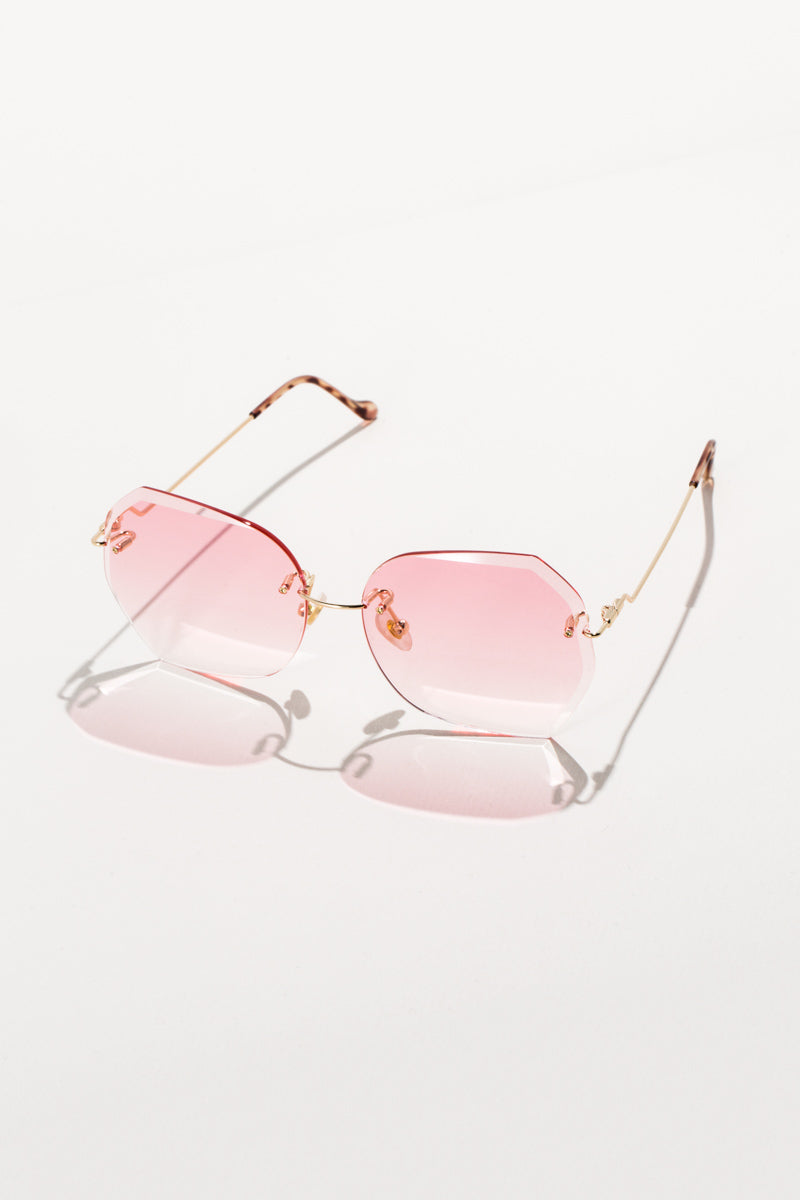 Skyline Retro Sunglasses | Pink