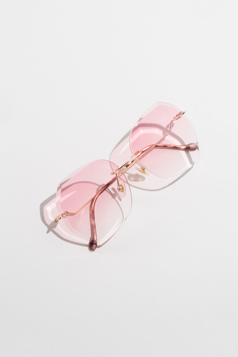 Skyline Retro Sunglasses | Pink