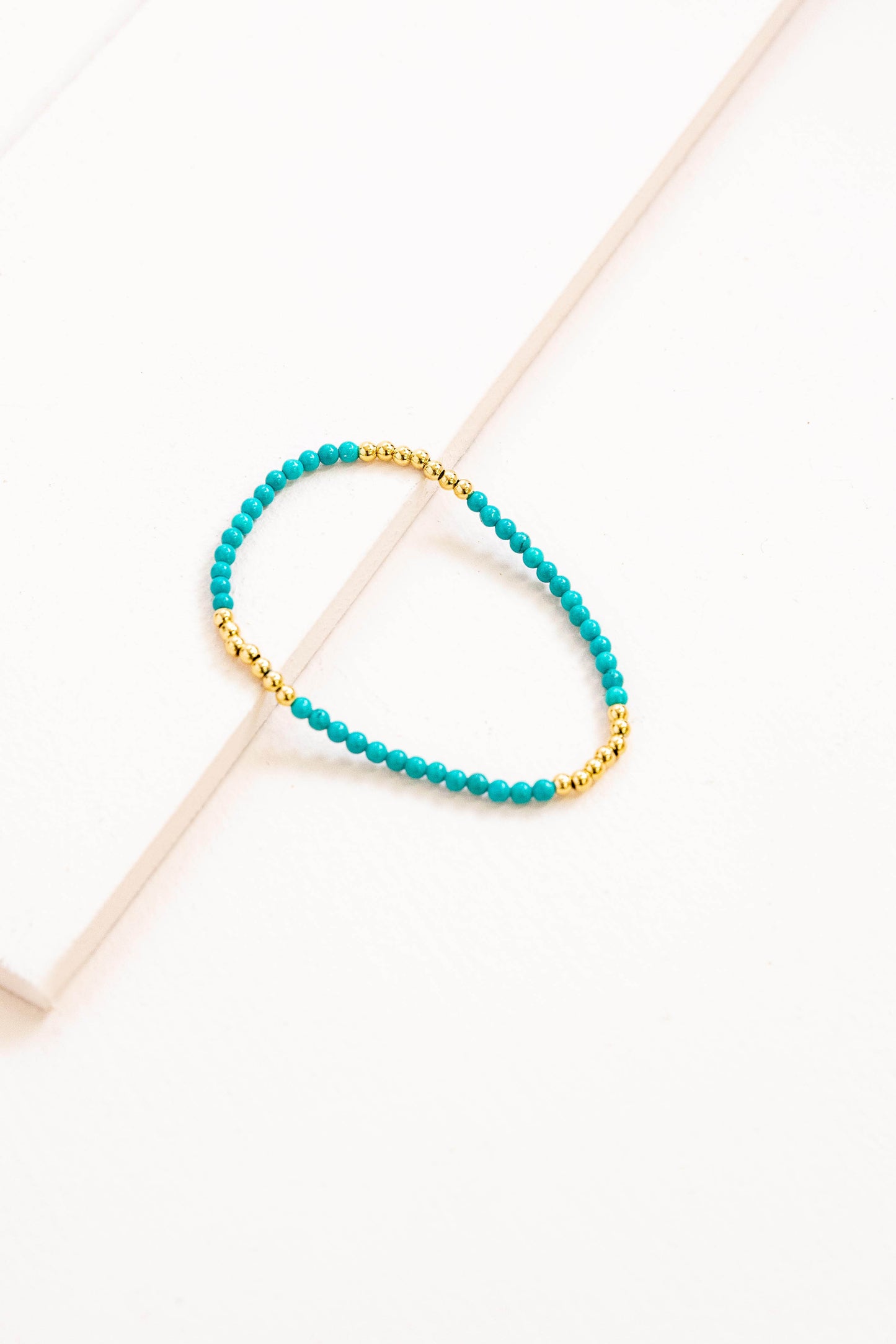 Awaken Bead Bracelet | Turquoise (14K)