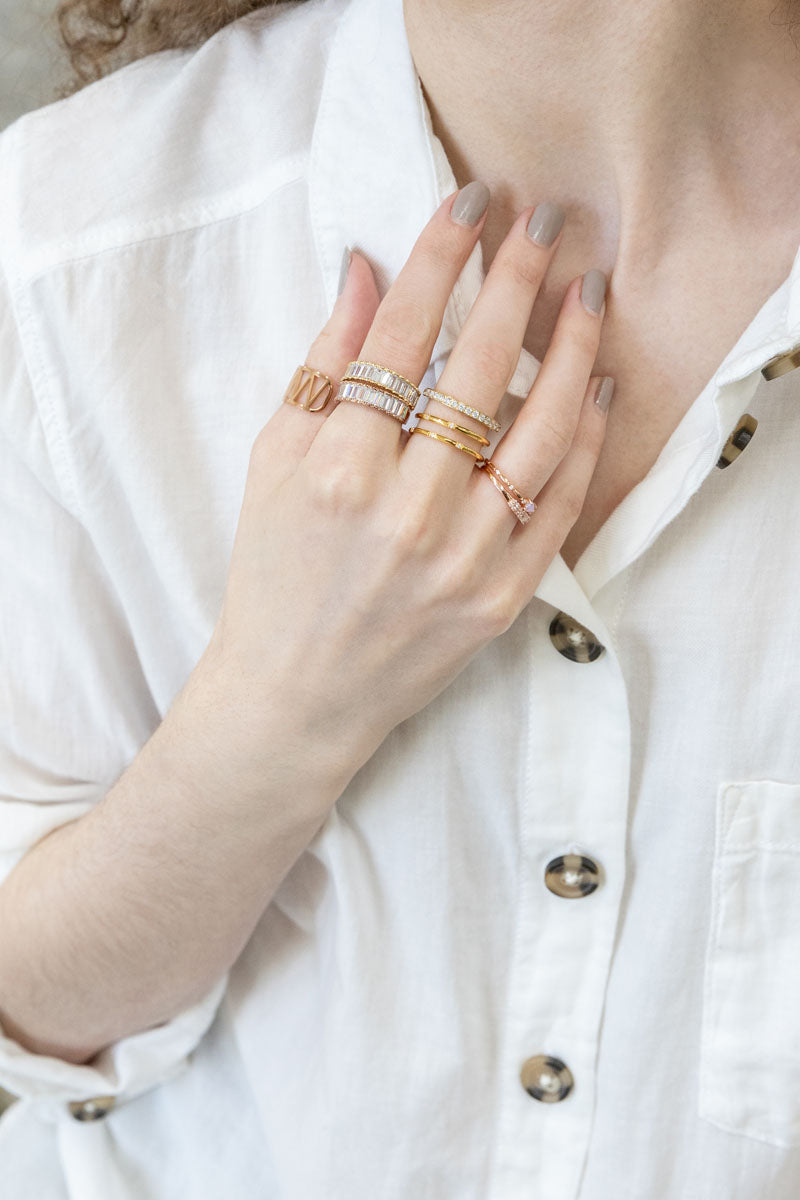 A Toast To You RIng | Rose Gold  (14K)